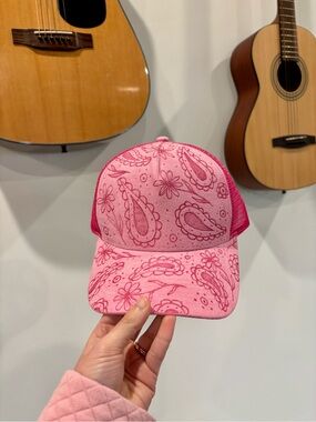 Pink Paisley Trucker Hat